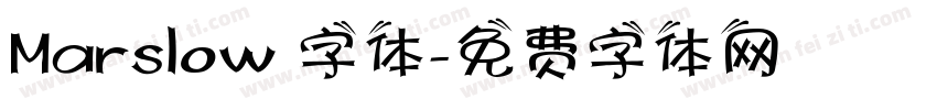 Marslow 字体字体转换